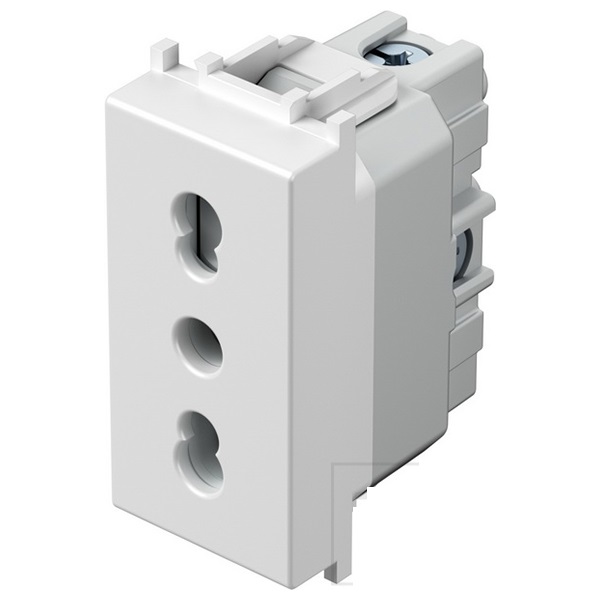 BPresa 2P+T 16A Bianco